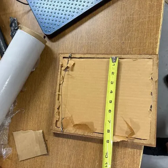 Vintage Solid Wood Picture / Canvas Frame 8x10 Hanging Decor Rustic Farmhouse - Picture 3 of 3